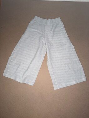 Free People FP Beach Terry Herringbone Knit Wide Baggy Lounge Pants Sweatpant Sm